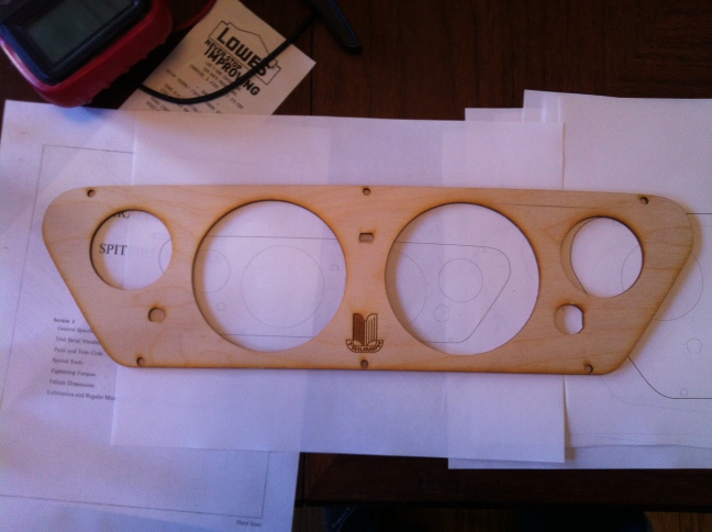 Laser cut dash for MkII : Spitfire & GT6 Forum : The Triumph Experience